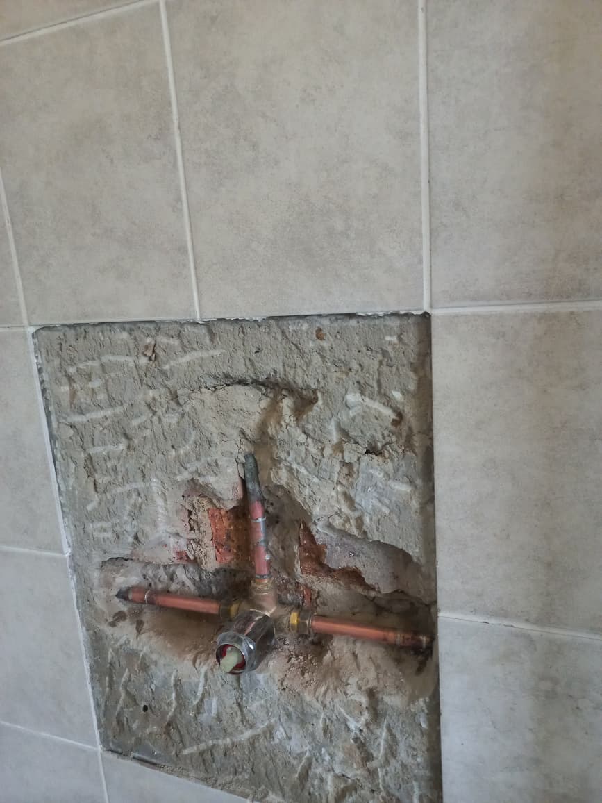 Professional plumbing repair work completed 