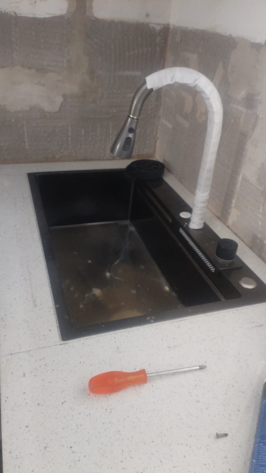 Kitchen mixer tap installation in Sandton
