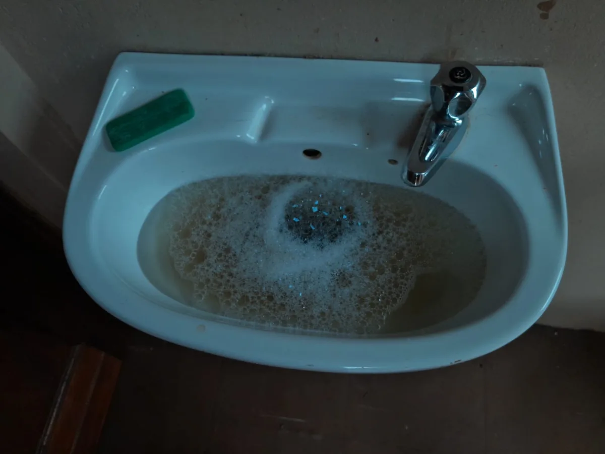 Close-up of completed plumbing repair work