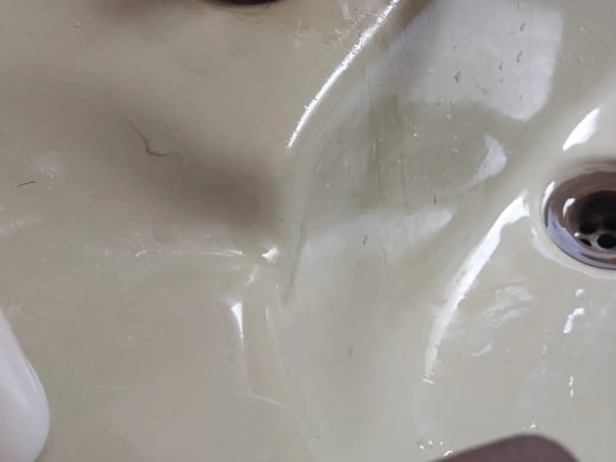 Close-up of completed plumbing repair work