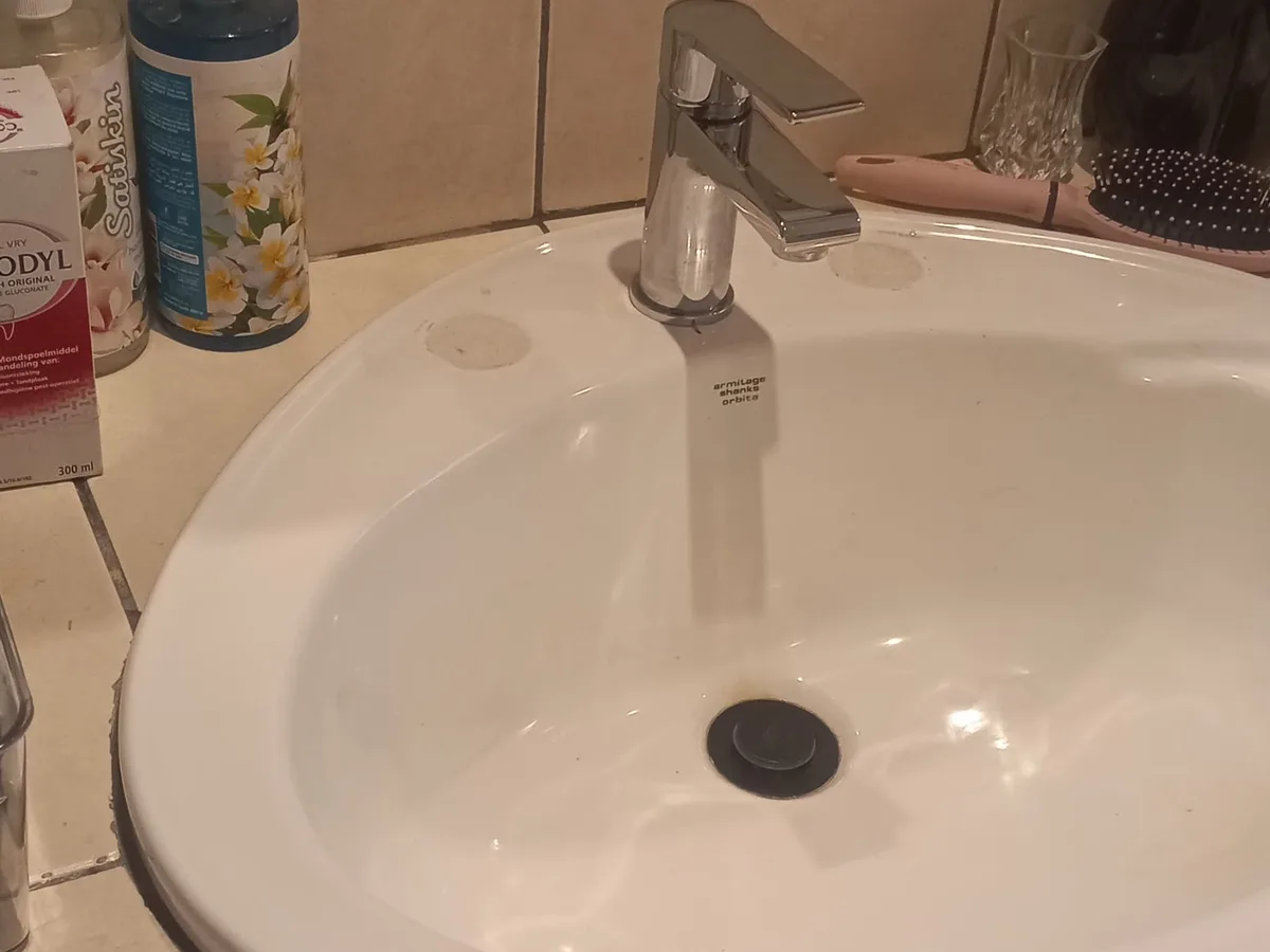 Close-up of completed plumbing repair work