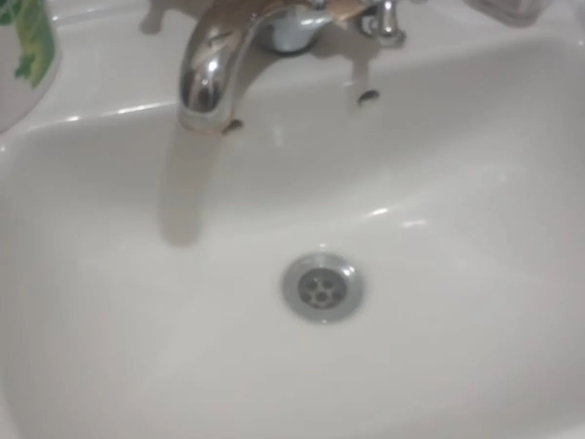 Close-up of completed plumbing repair work