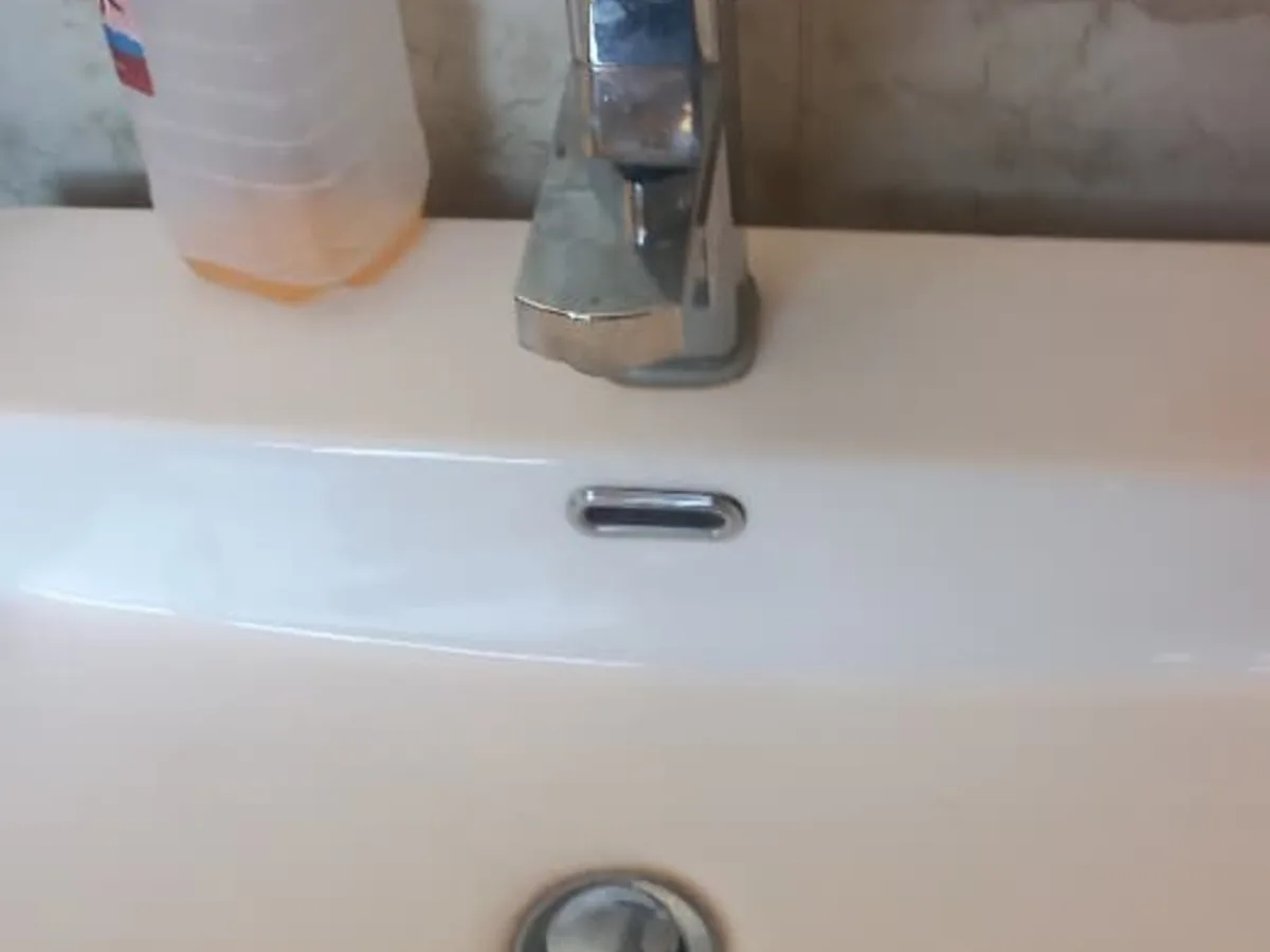 Close-up of completed plumbing repair work