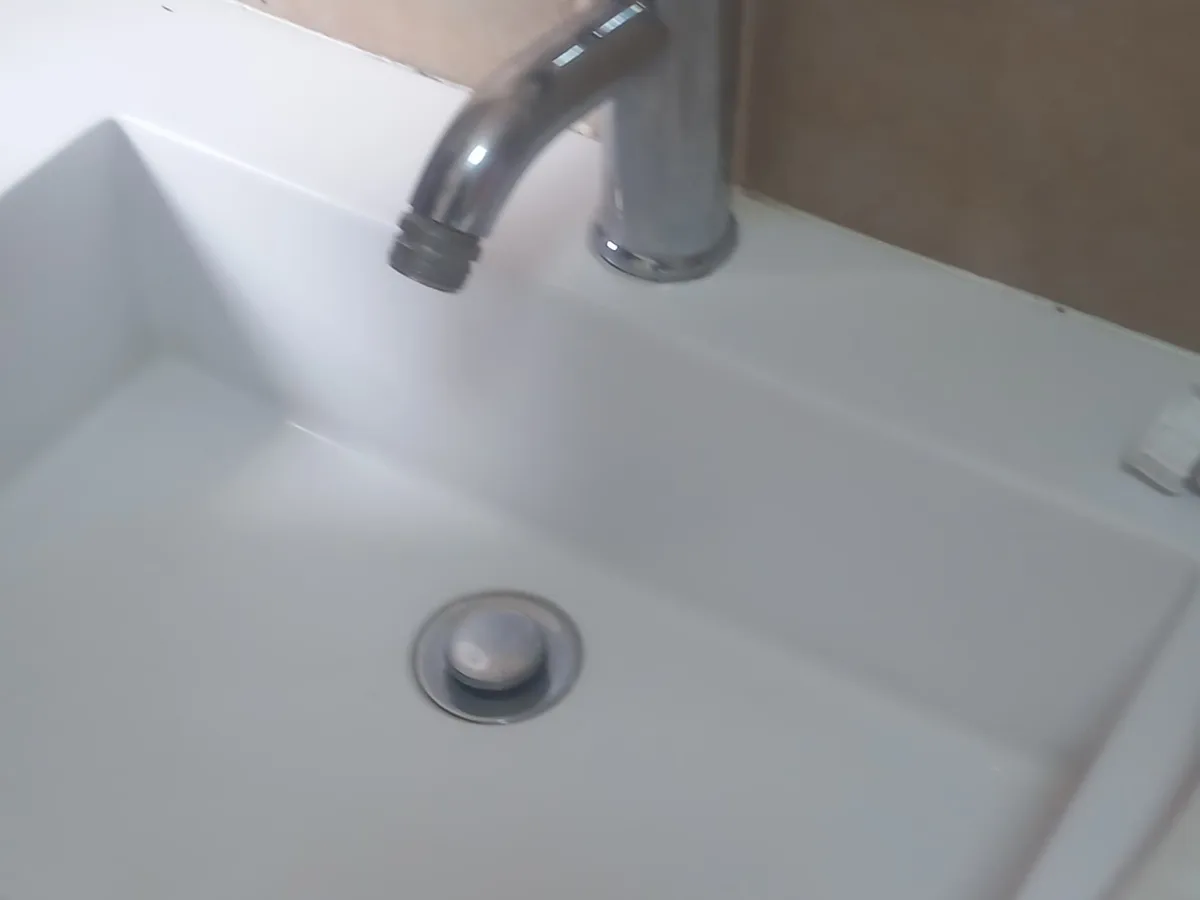 Close-up of completed plumbing repair work