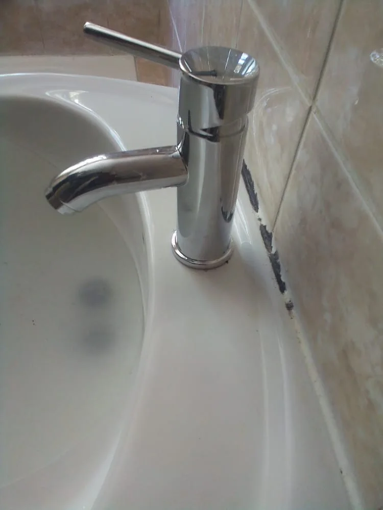 Close-up of completed plumbing repair work