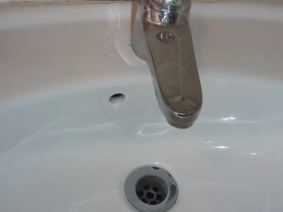 Close-up of completed plumbing repair work