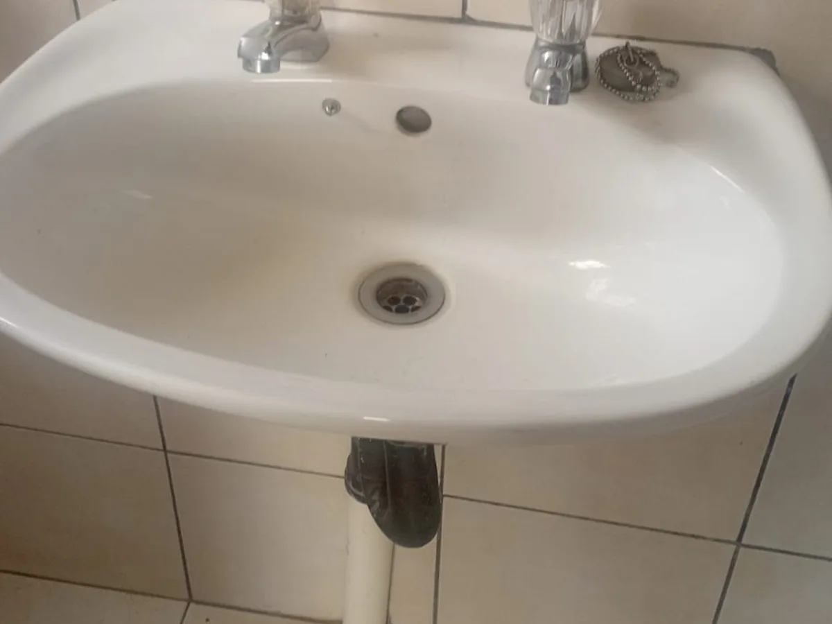 Close-up of completed plumbing repair work