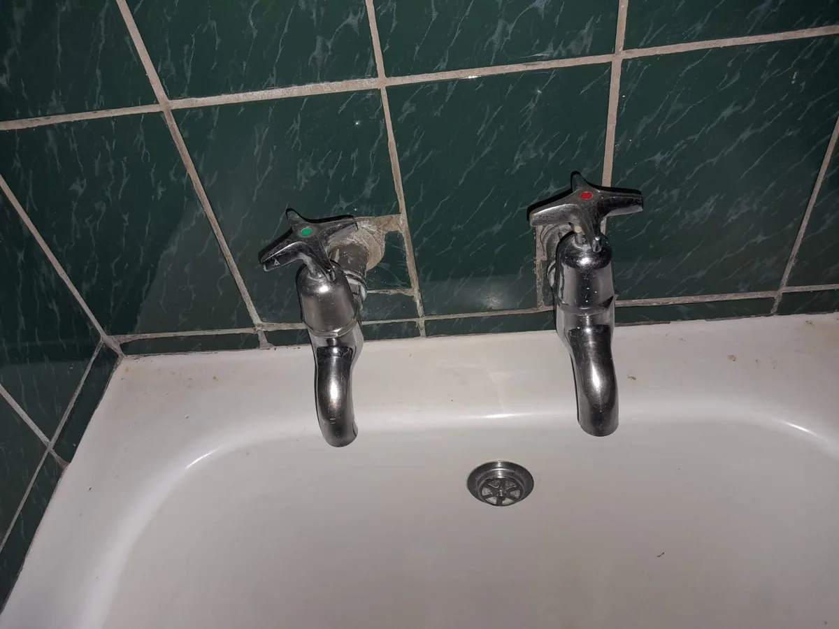 Close-up of completed plumbing repair work