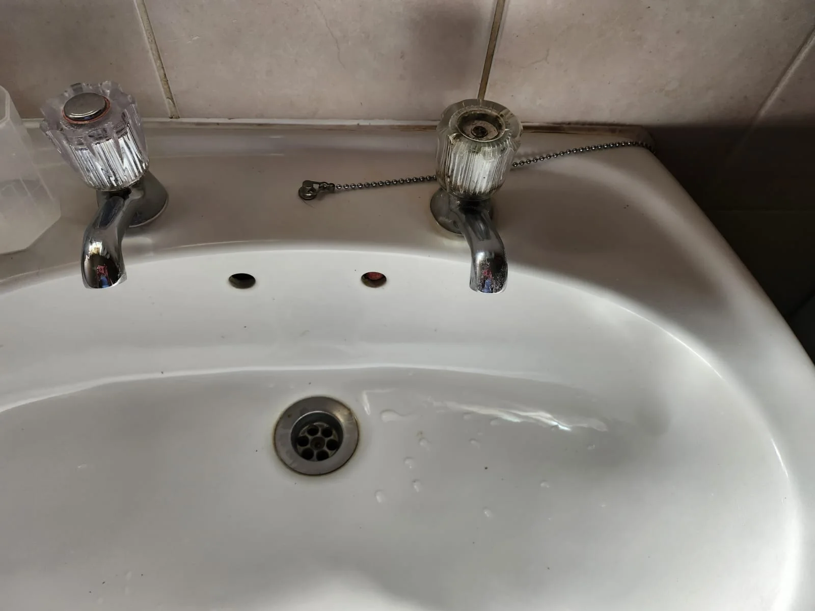 Close-up of completed plumbing repair work