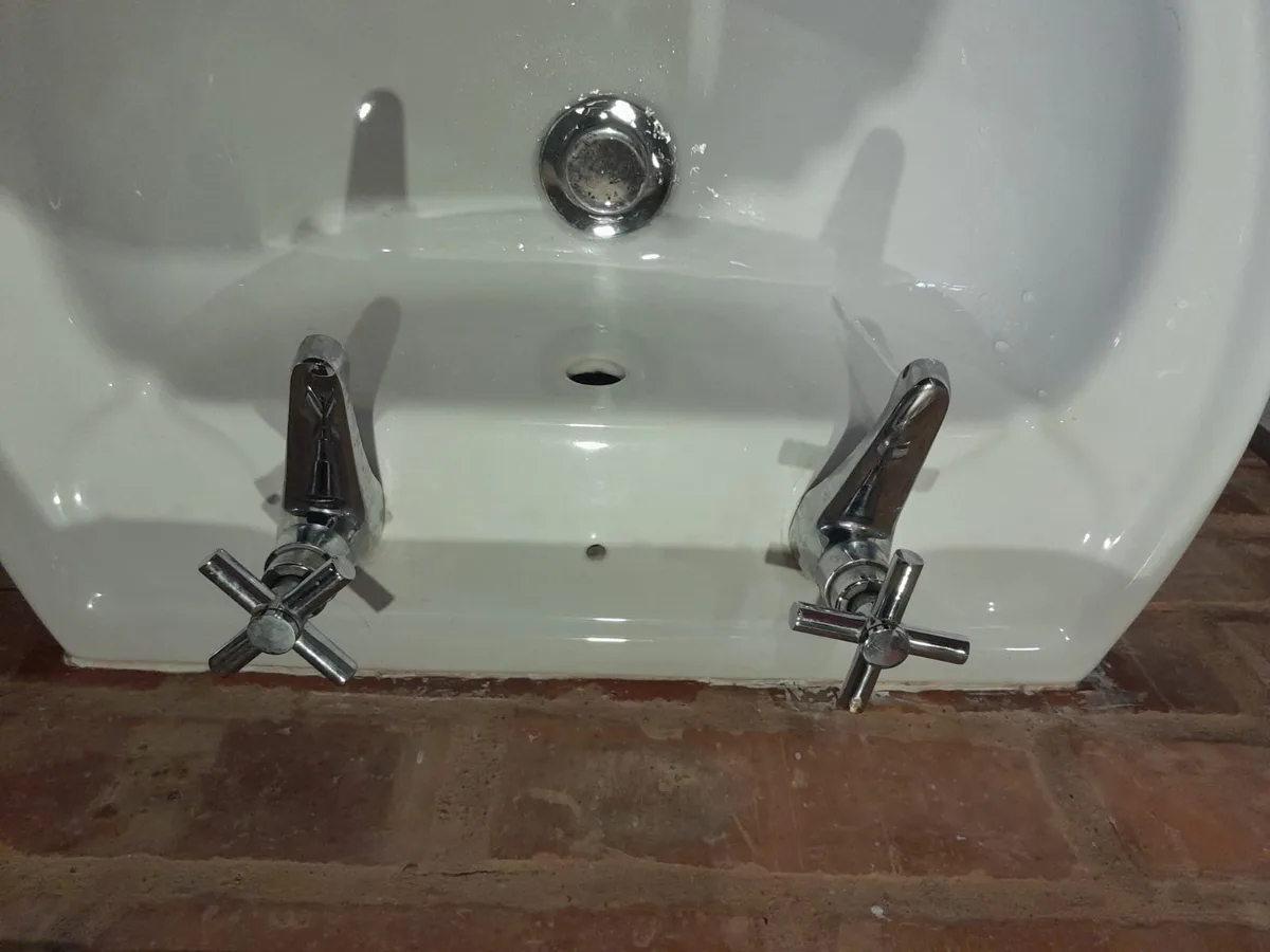 Close-up of completed plumbing repair work