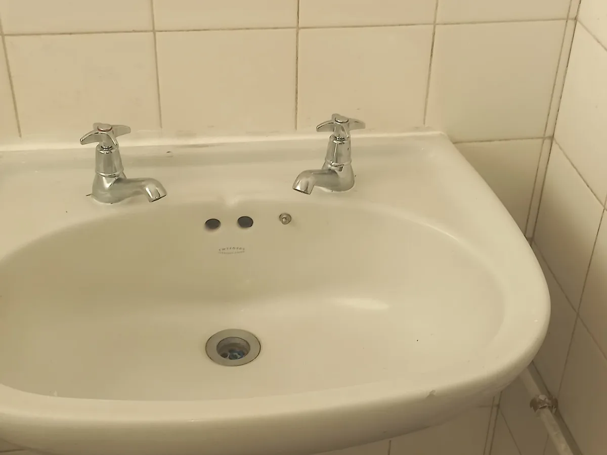 Close-up of completed plumbing repair work