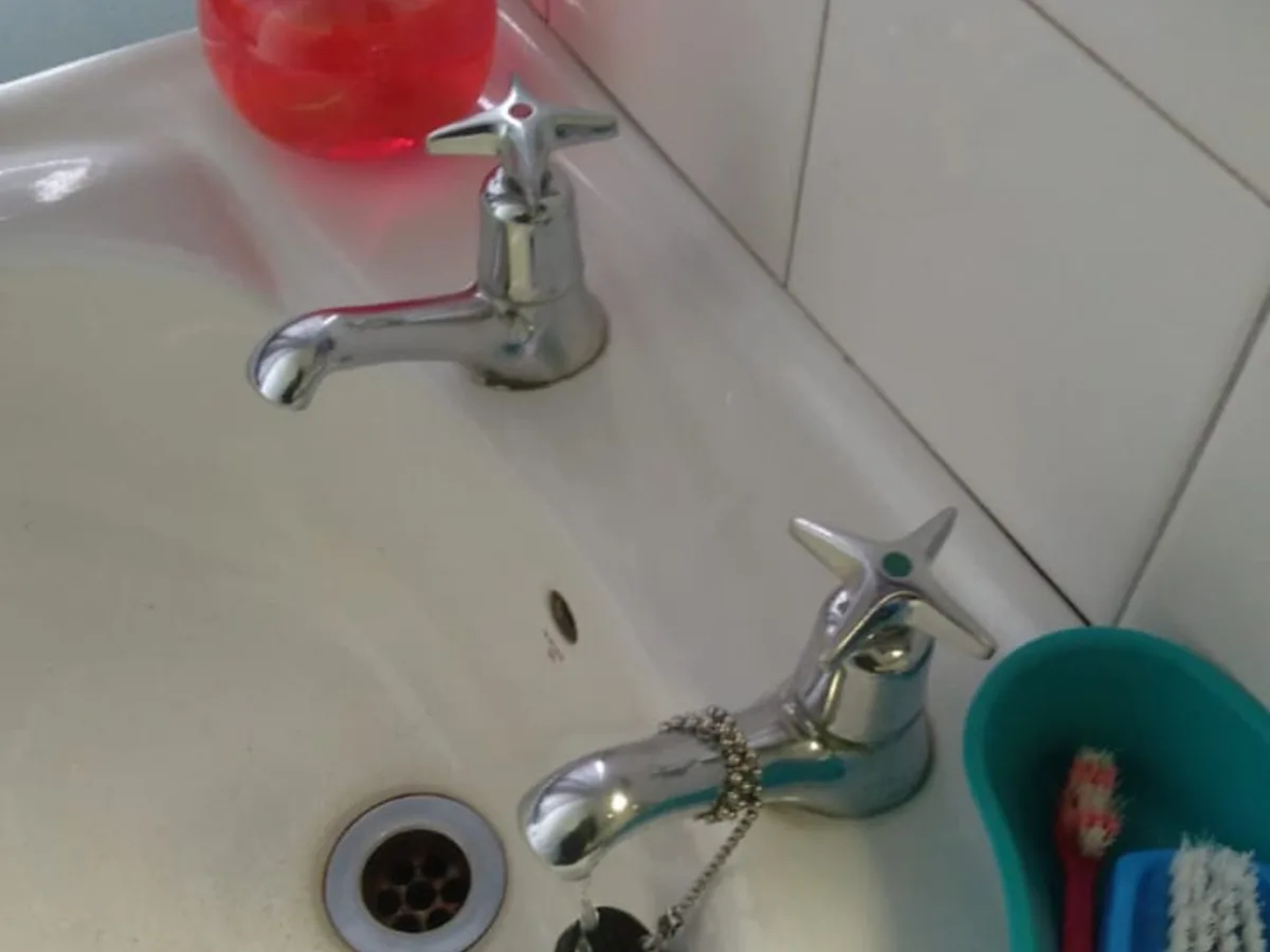 Close-up of completed plumbing repair work