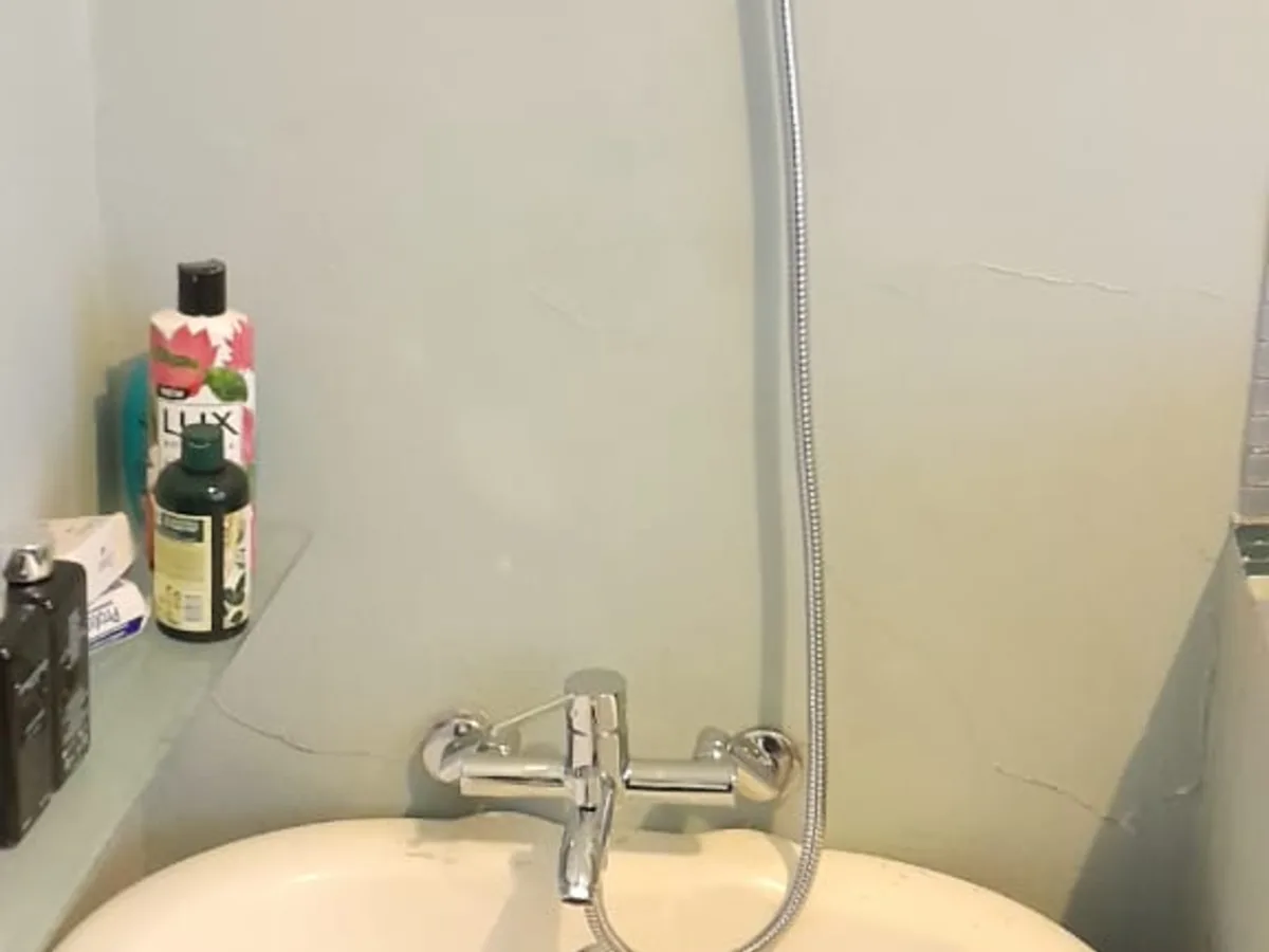 Close-up of completed plumbing repair work