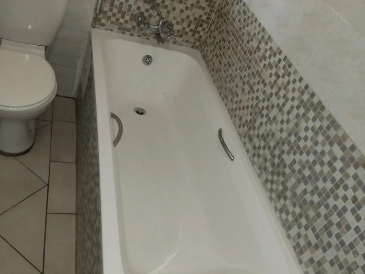 Close-up of completed plumbing repair work