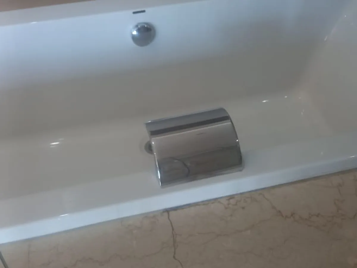 Close-up of completed plumbing repair work