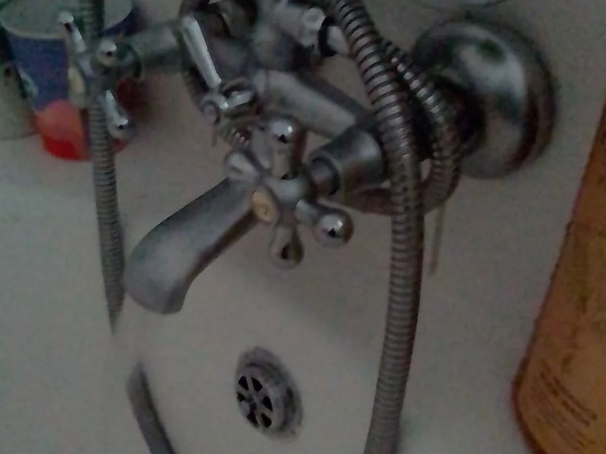 Close-up of completed plumbing repair work