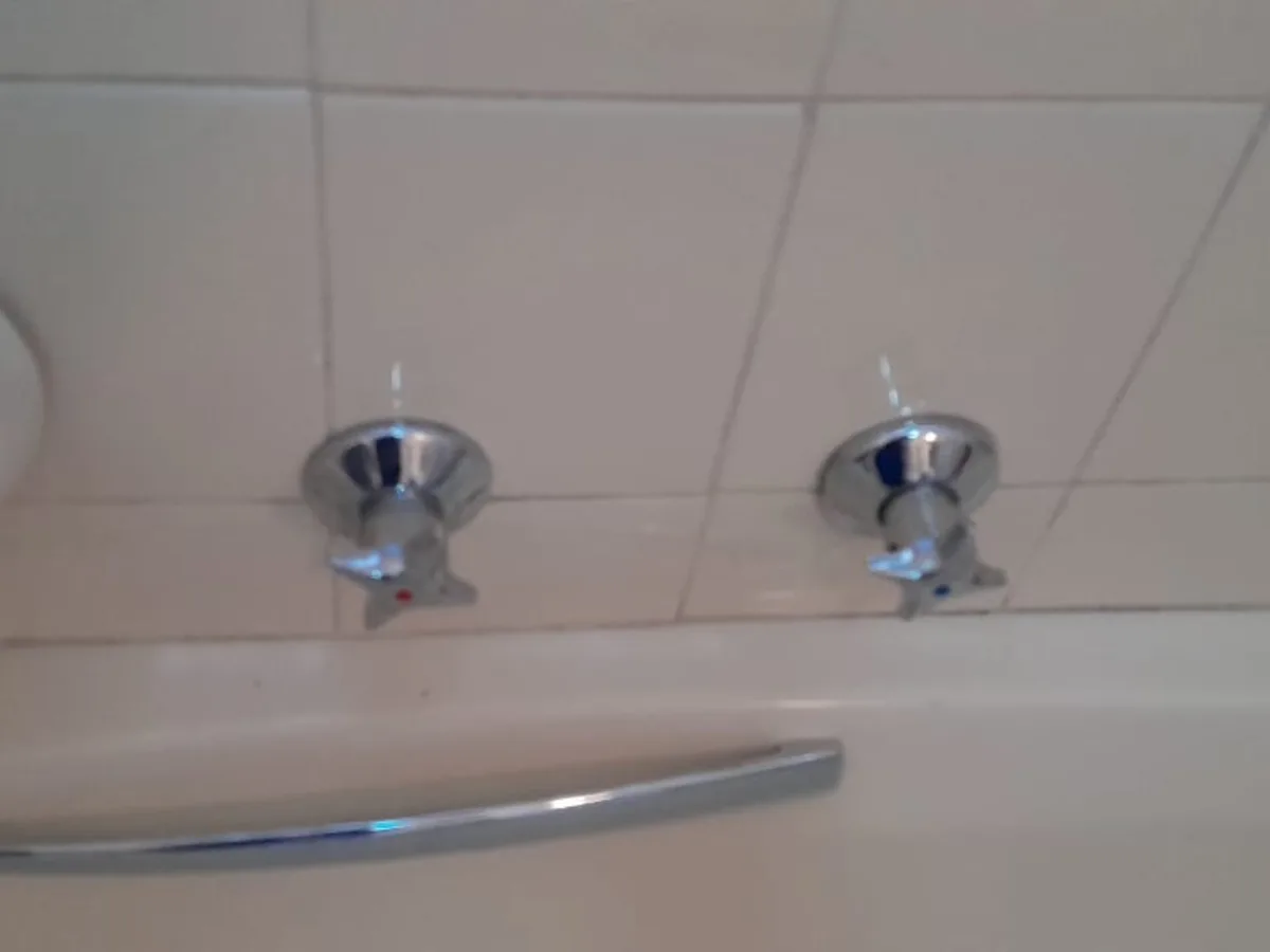Close-up of completed plumbing repair work