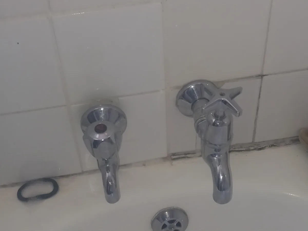 Close-up of completed plumbing repair work