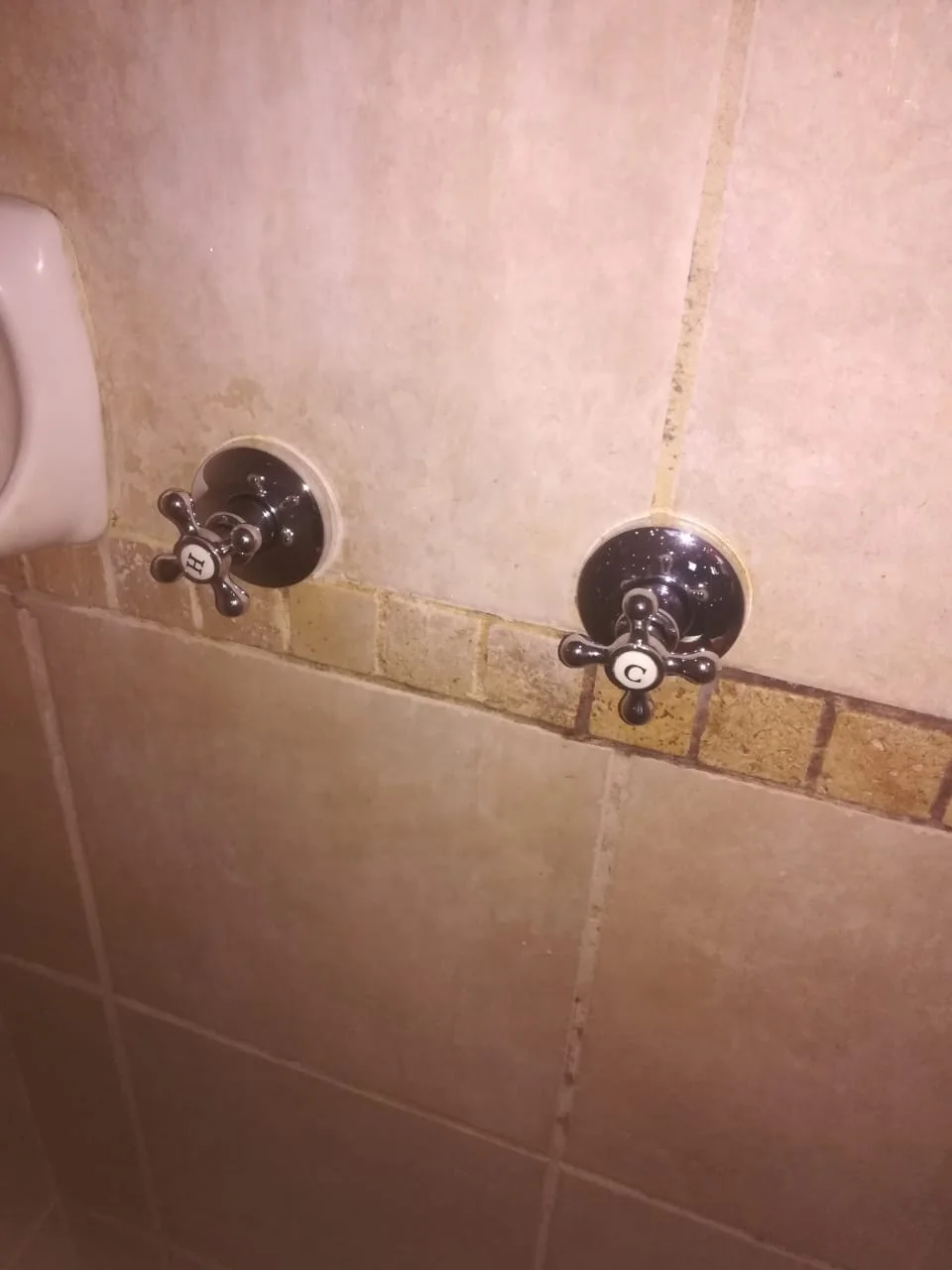 Close-up of completed plumbing repair work