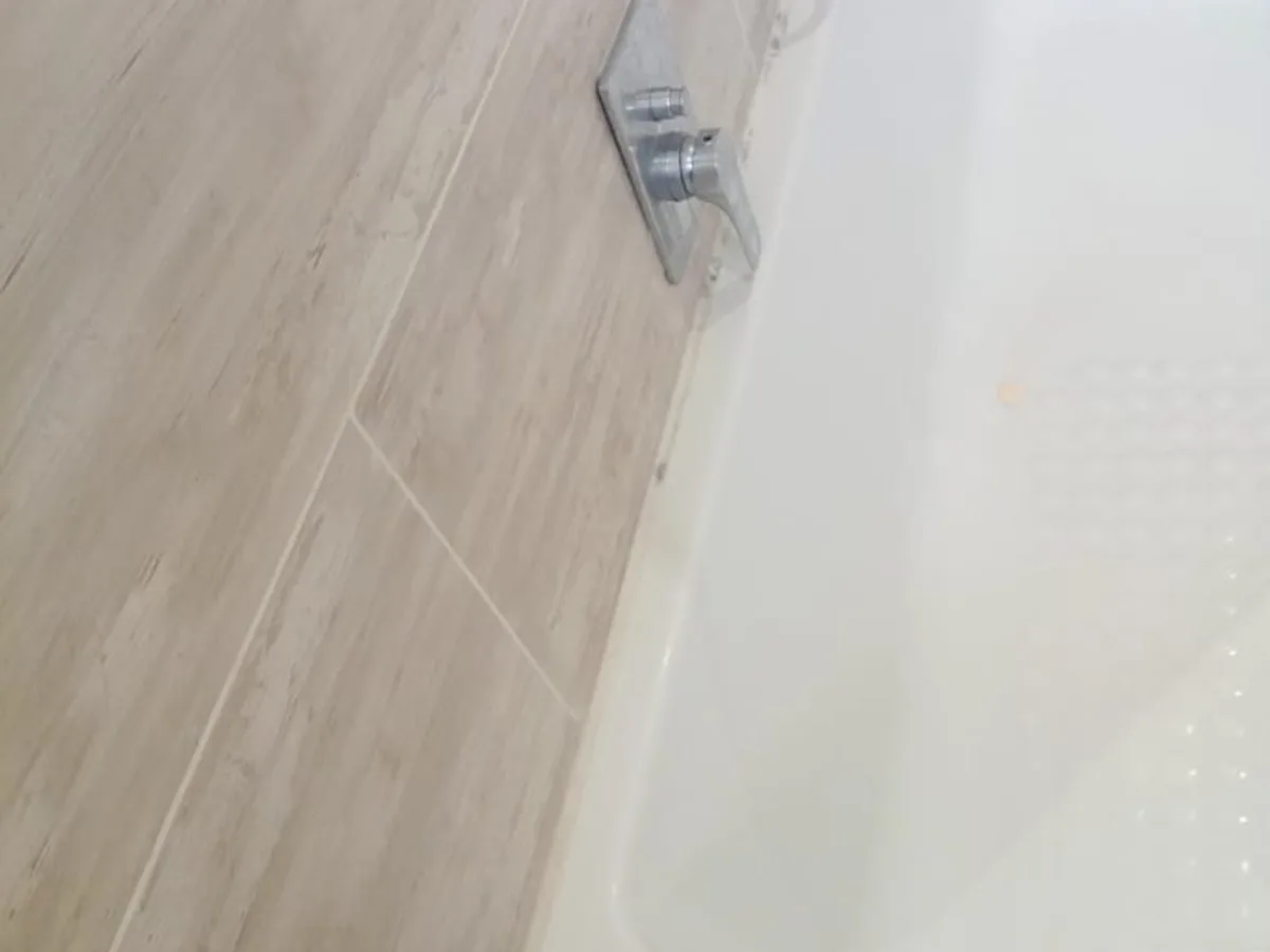 Close-up of completed plumbing repair work