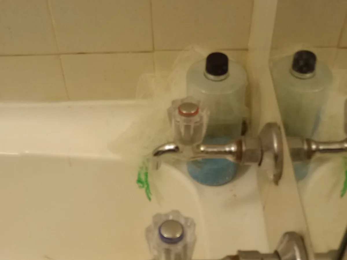 Close-up of completed plumbing repair work