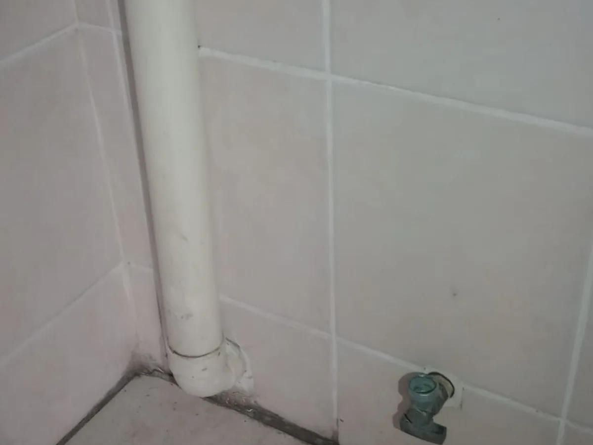 Close-up of completed plumbing repair work