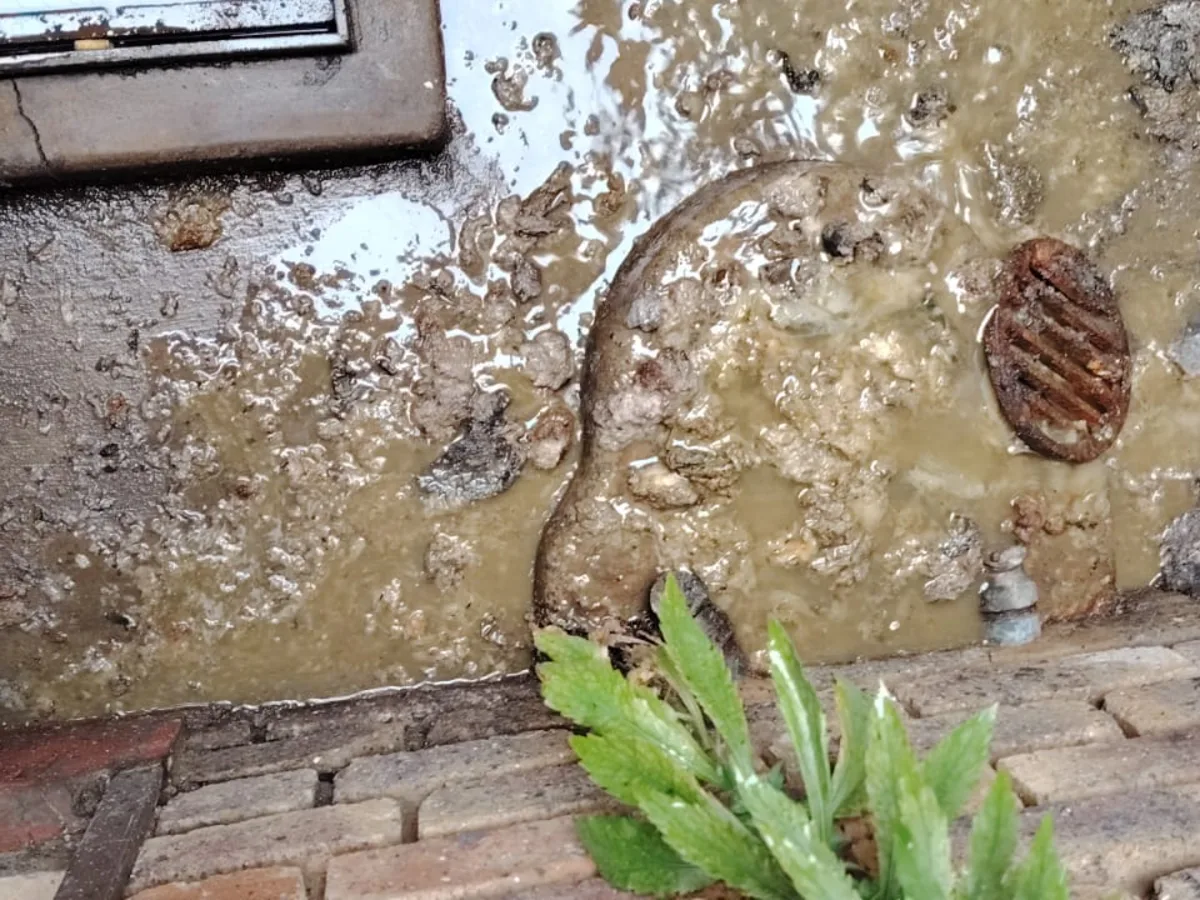 Close-up of completed plumbing repair work