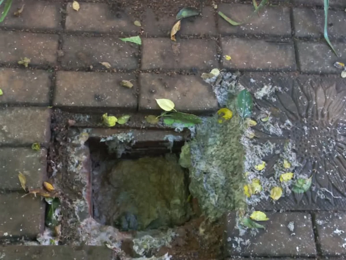 Close-up of completed plumbing repair work