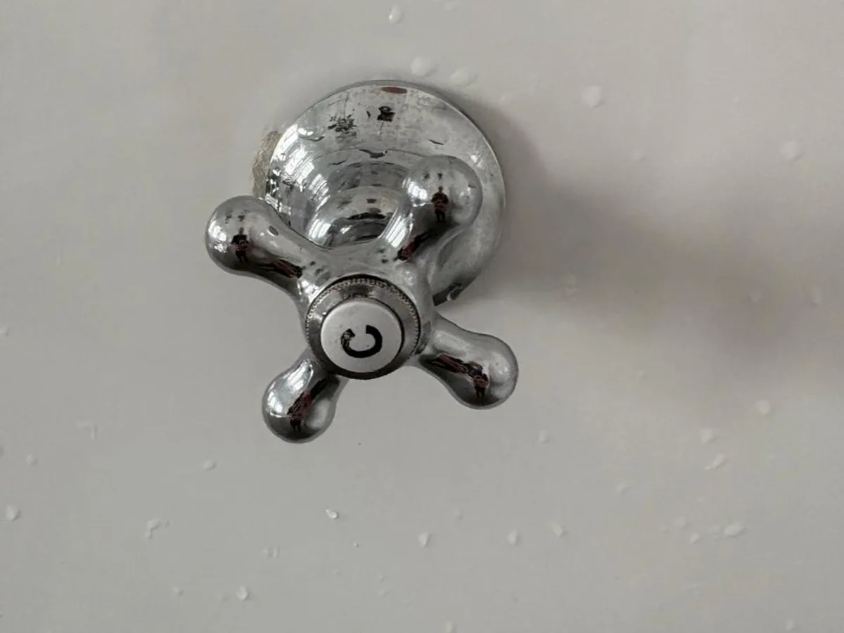 Close-up of completed plumbing repair work