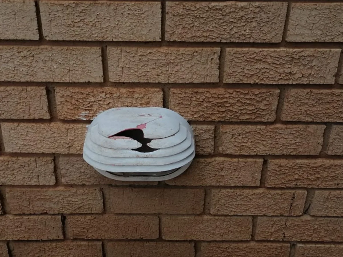 Close-up of completed plumbing repair work