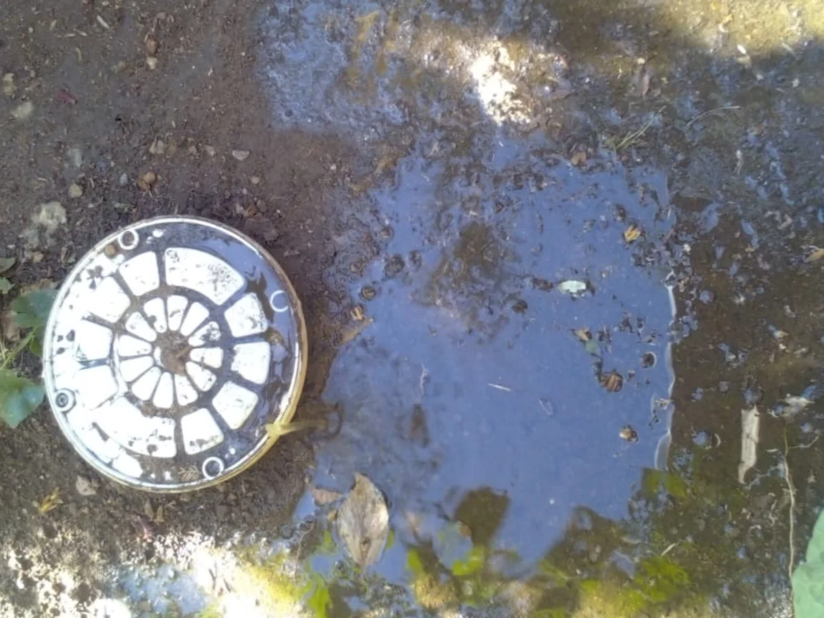 Close-up of completed plumbing repair work