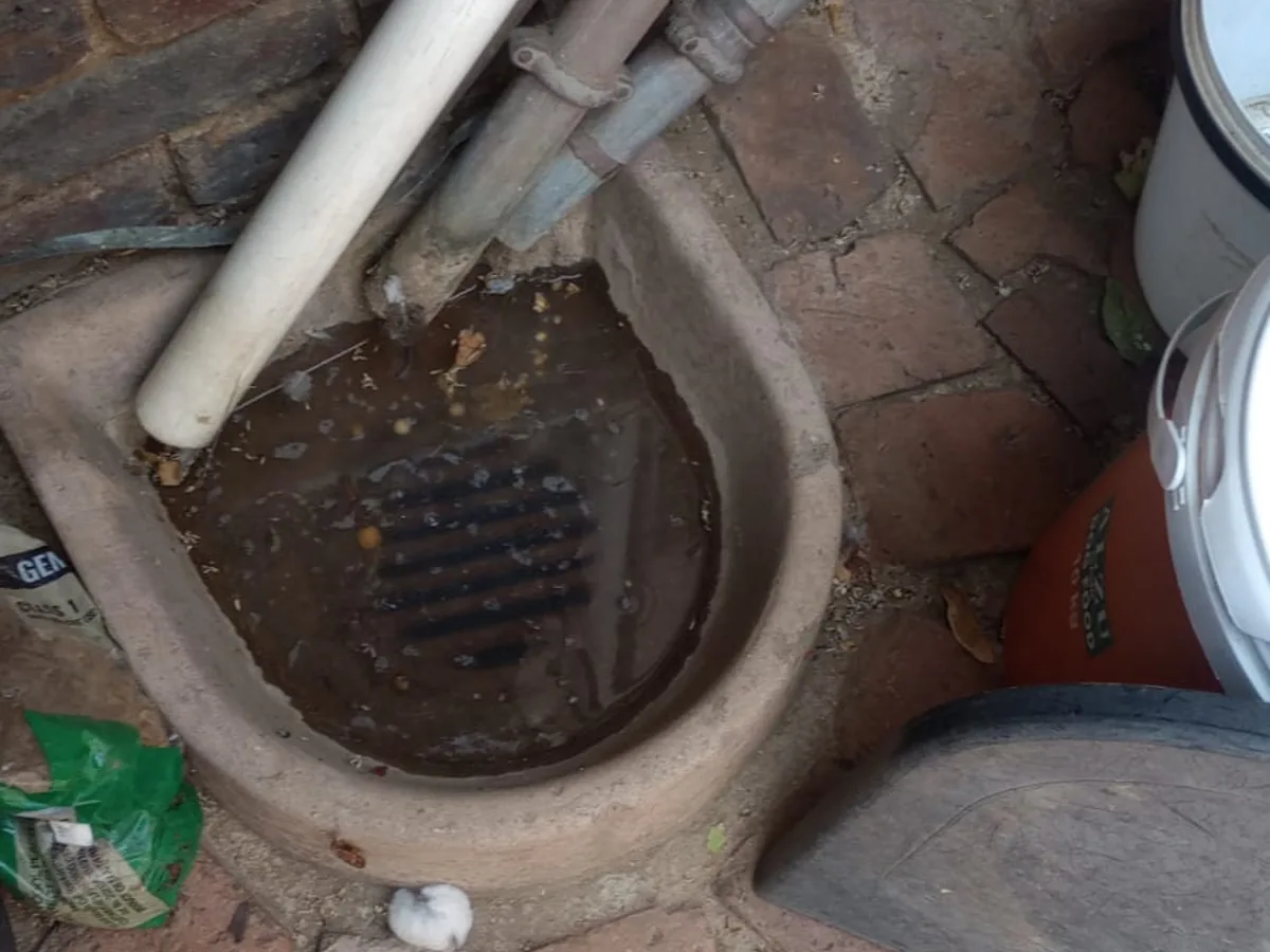 Close-up of completed plumbing repair work