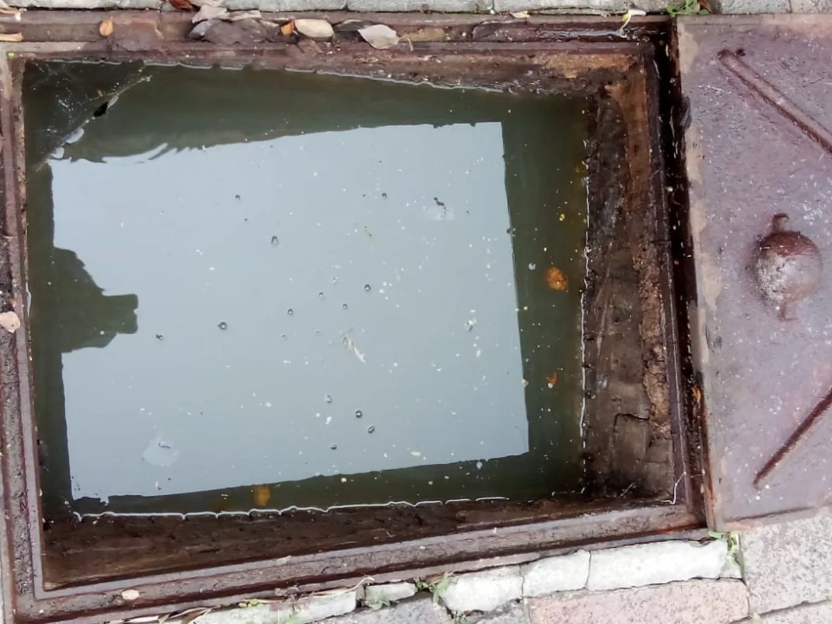 Close-up of completed plumbing repair work