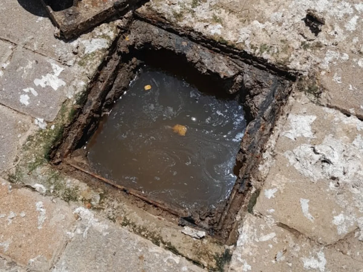 Close-up of completed plumbing repair work