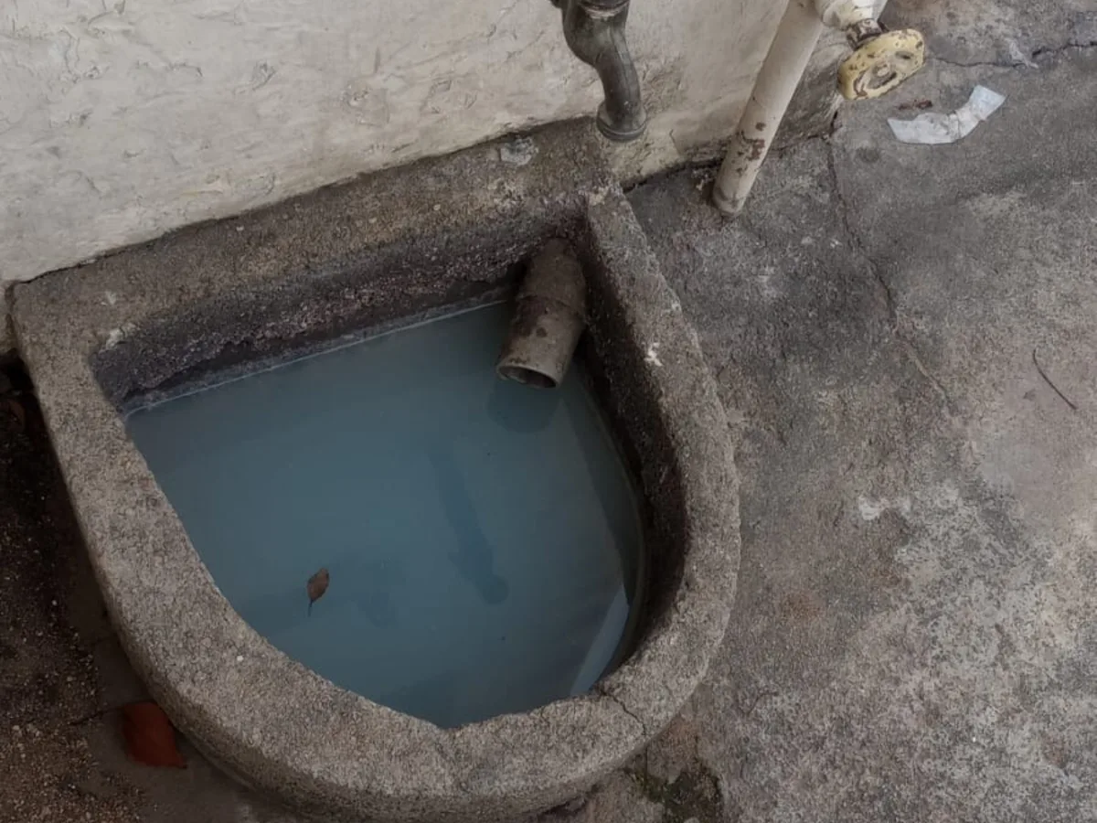 Close-up of completed plumbing repair work