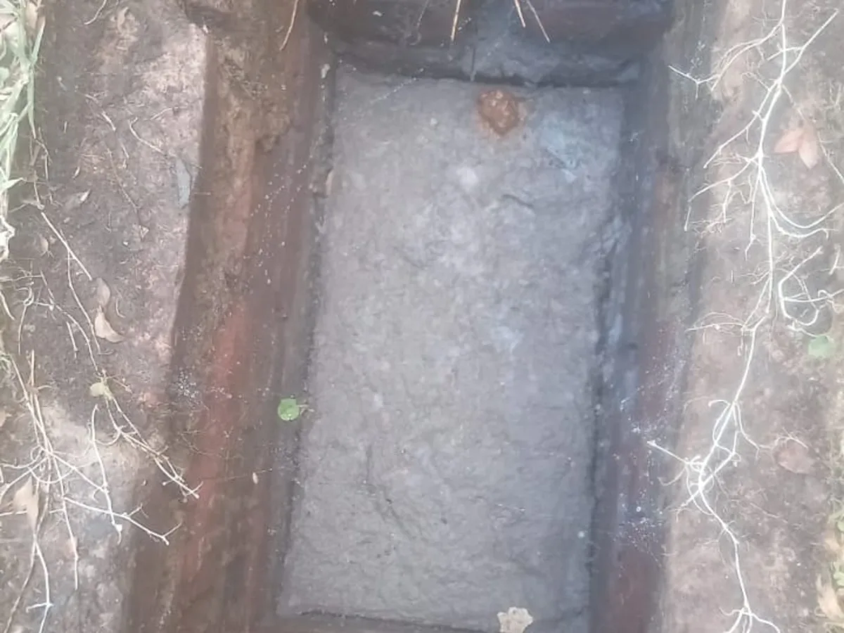 Close-up of completed plumbing repair work