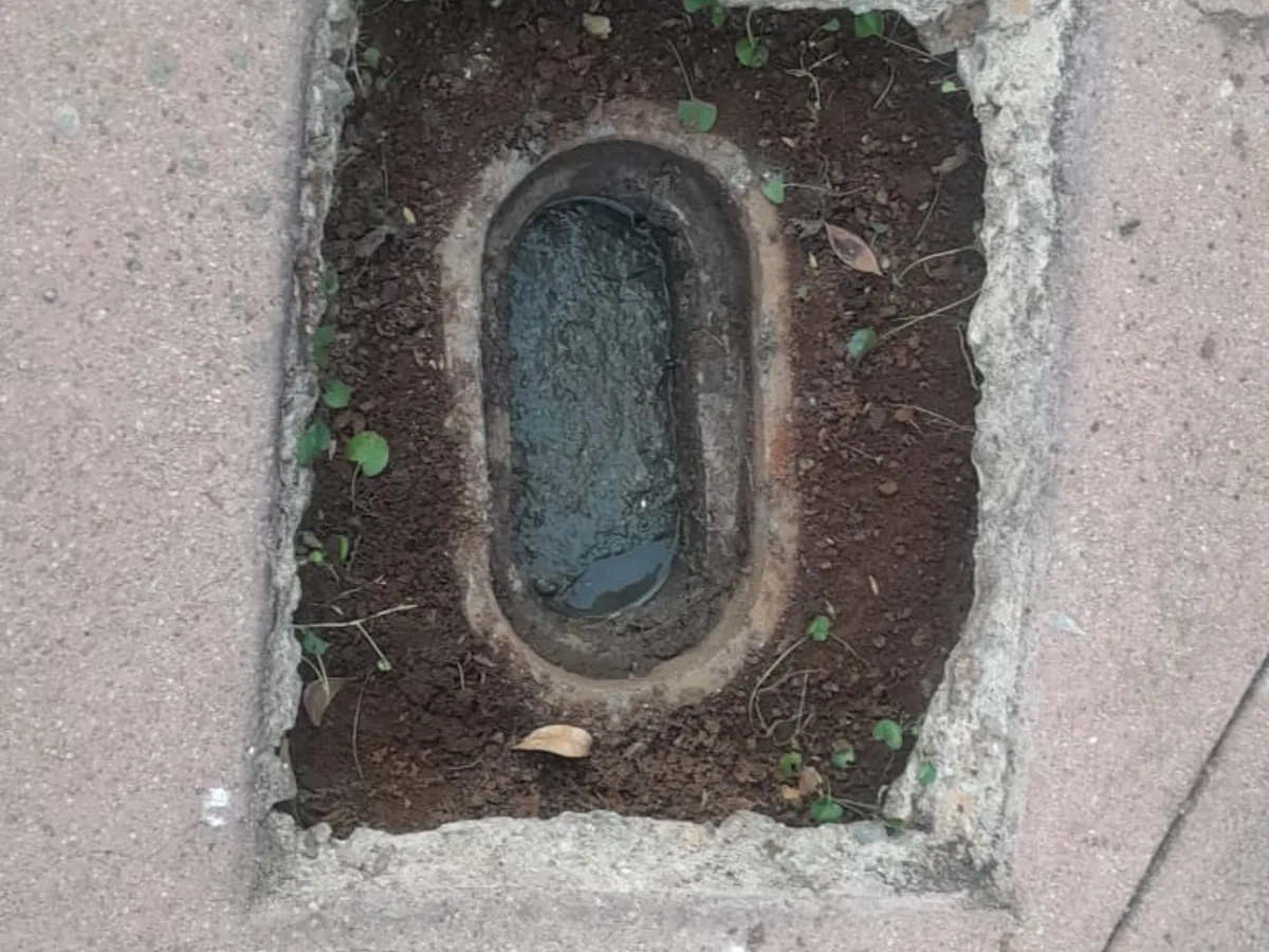 Close-up of completed plumbing repair work