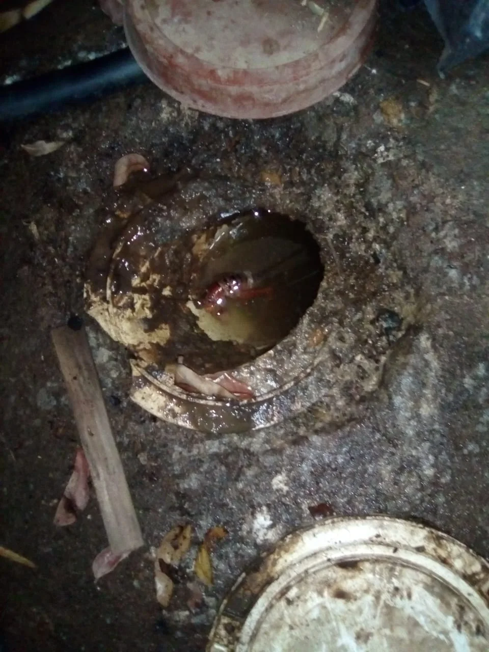 Close-up of completed plumbing repair work