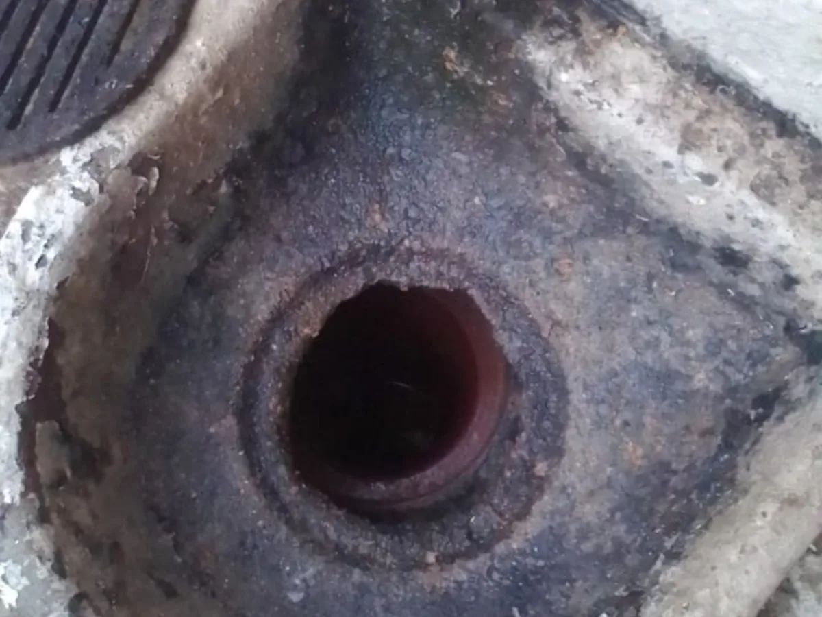 Close-up of completed plumbing repair work