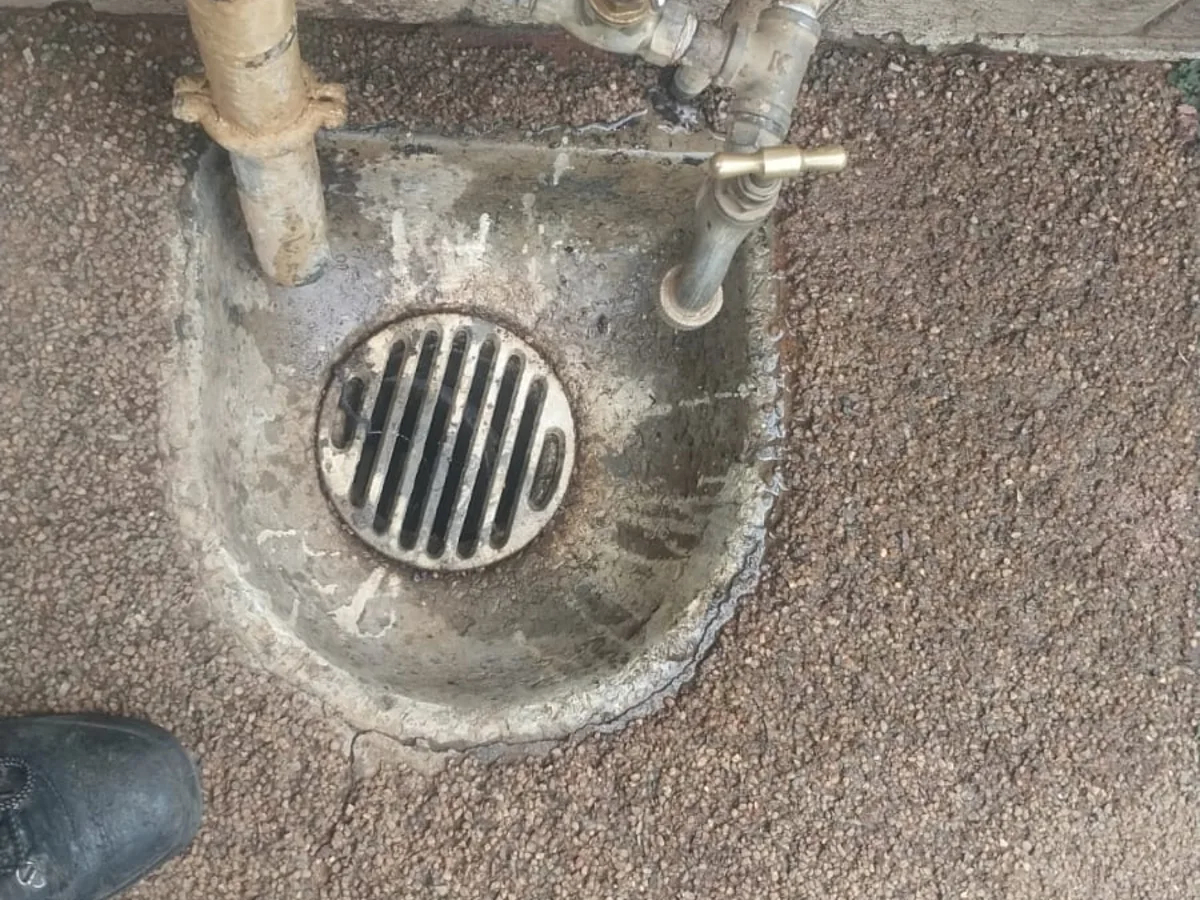 Close-up of completed plumbing repair work