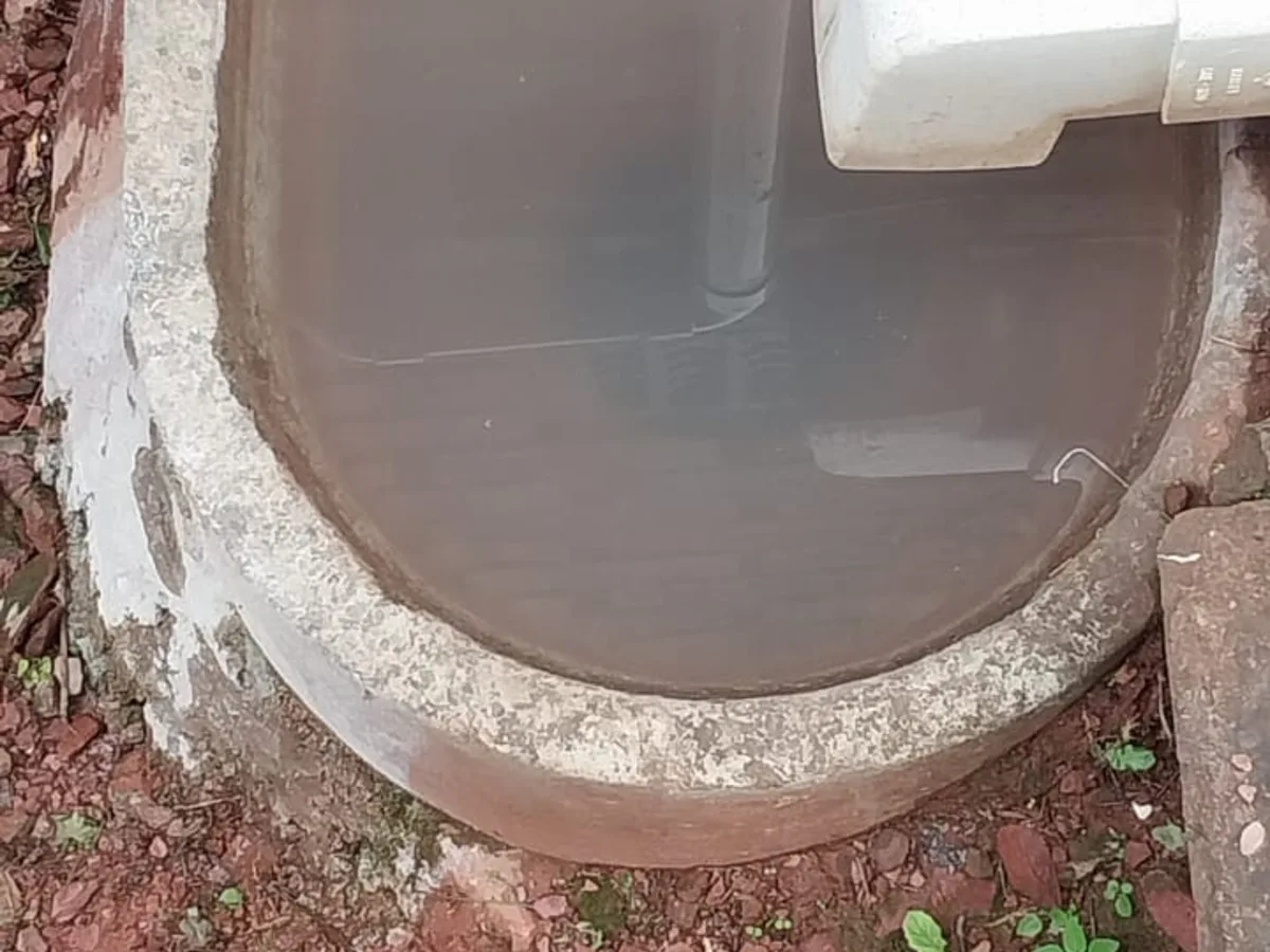 Close-up of completed plumbing repair work