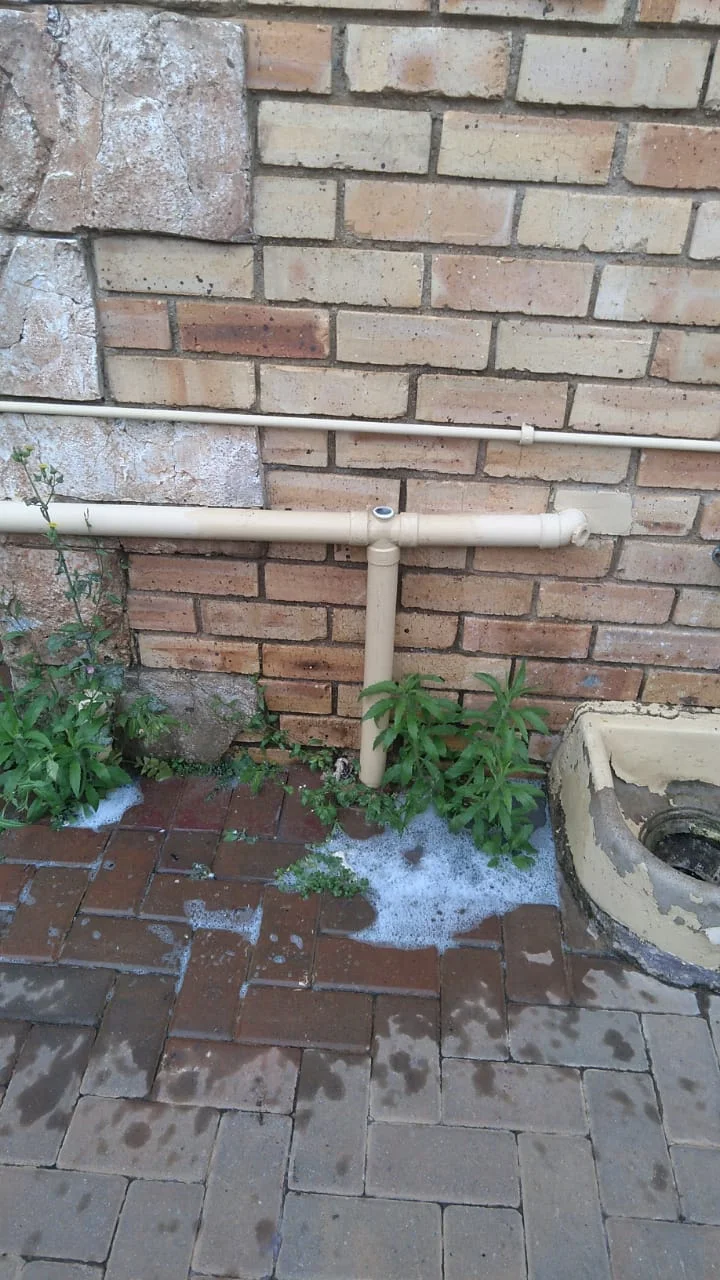 Close-up of completed plumbing repair work