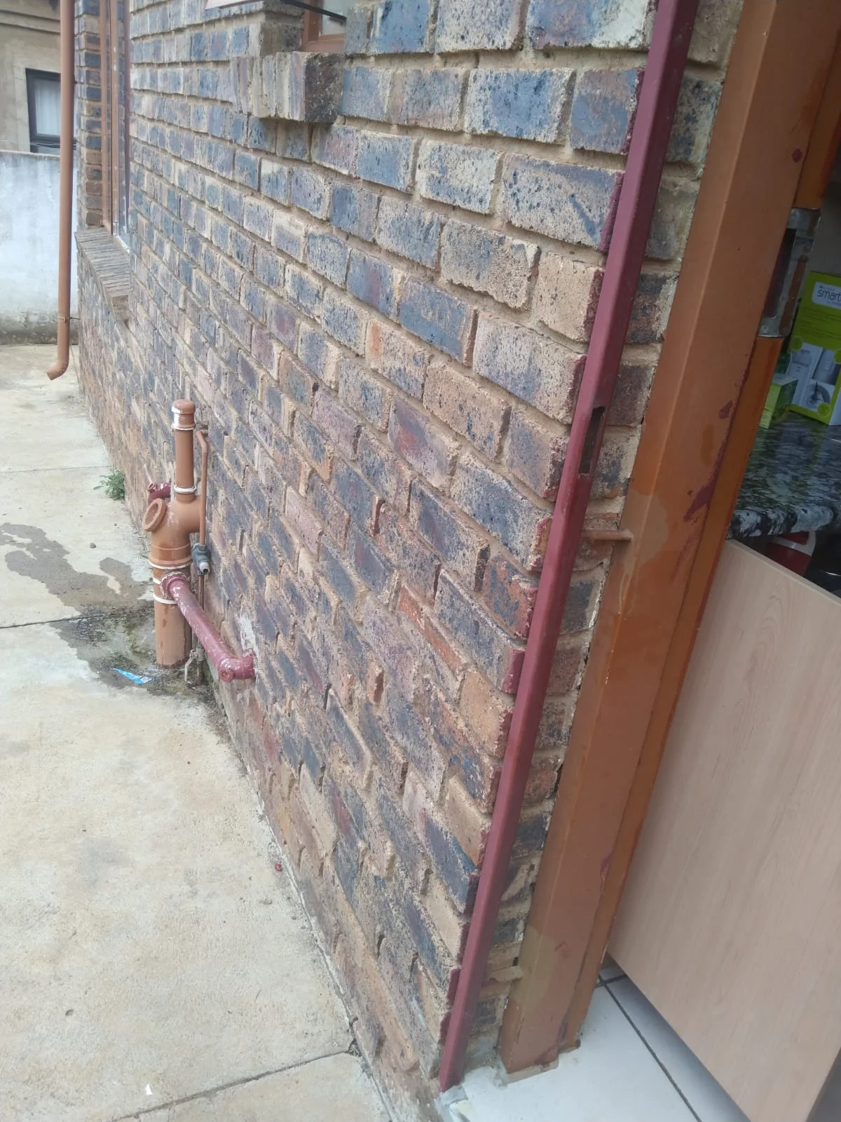 Close-up of completed plumbing repair work
