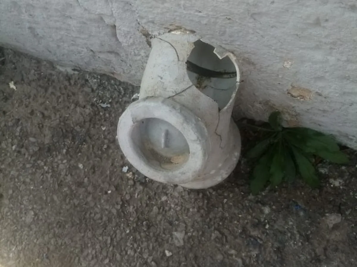 Close-up of completed plumbing repair work