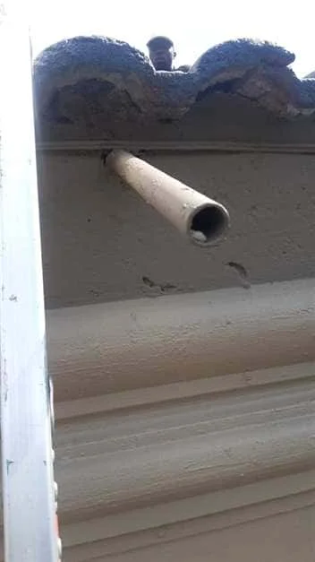 Close-up of completed plumbing repair work