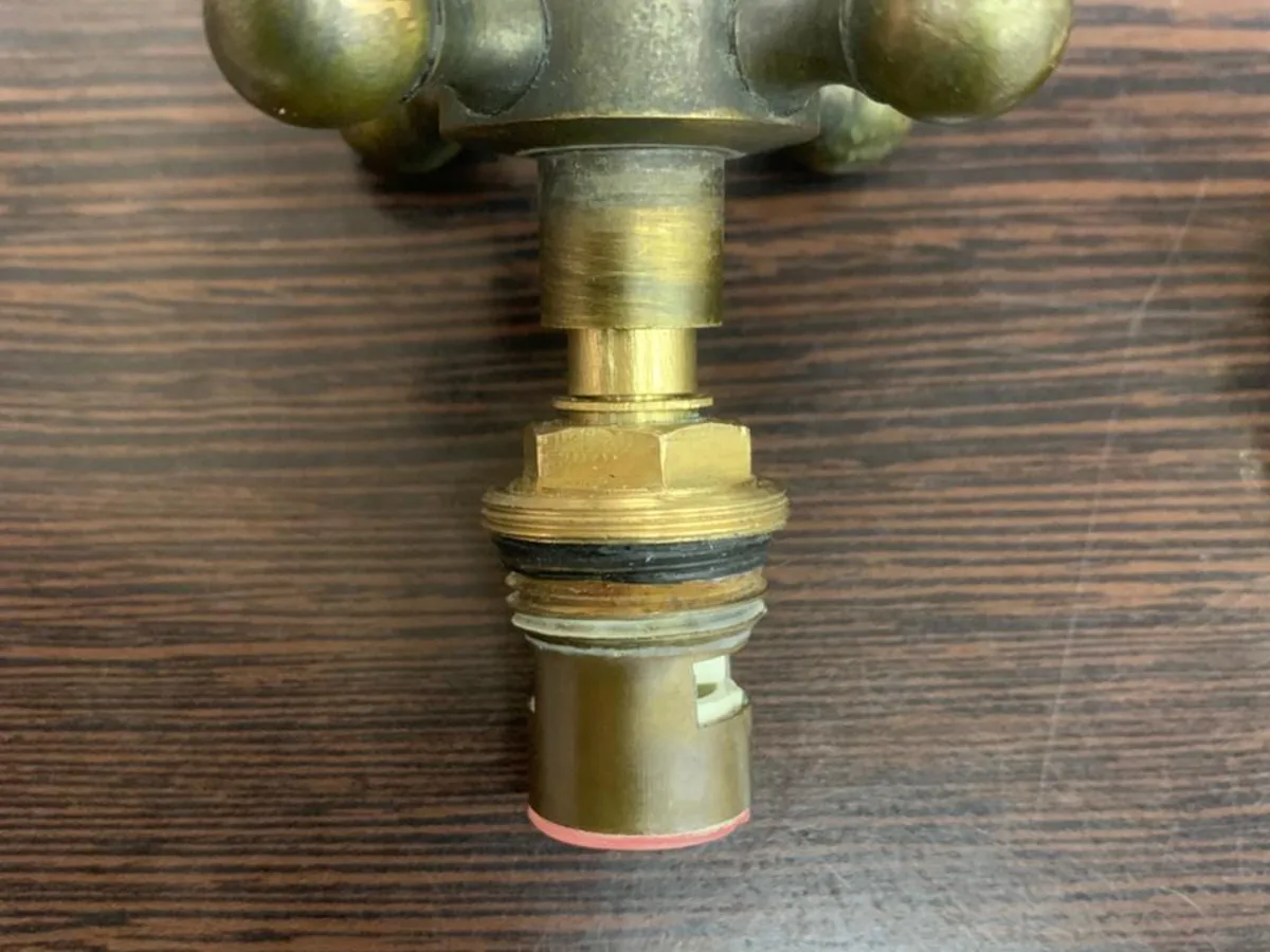 Close-up of completed plumbing repair work
