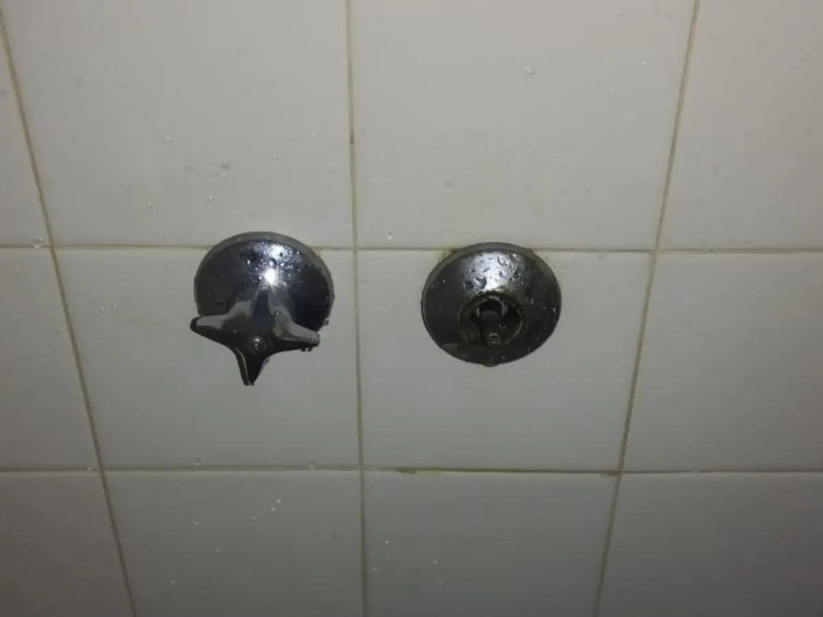 Close-up of completed plumbing repair work