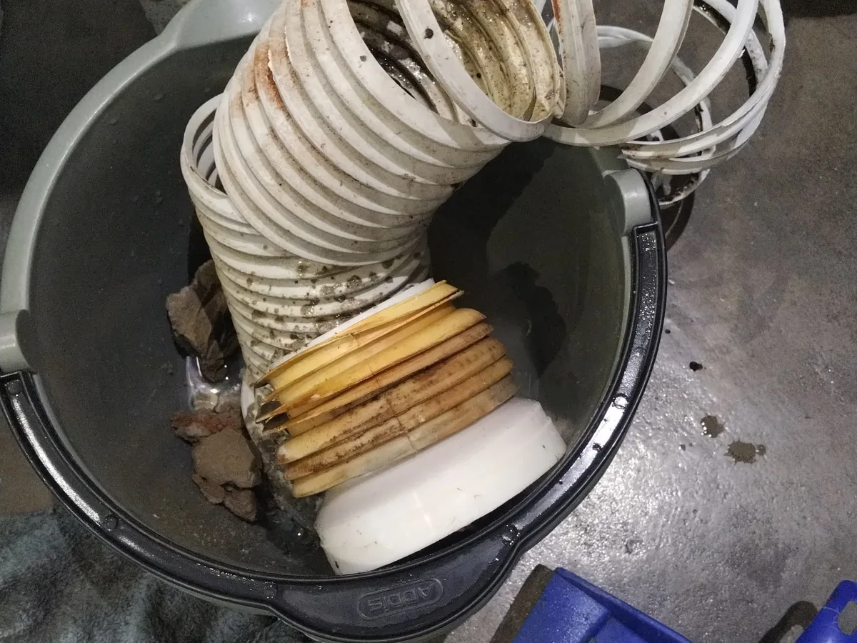 Close-up of completed plumbing repair work