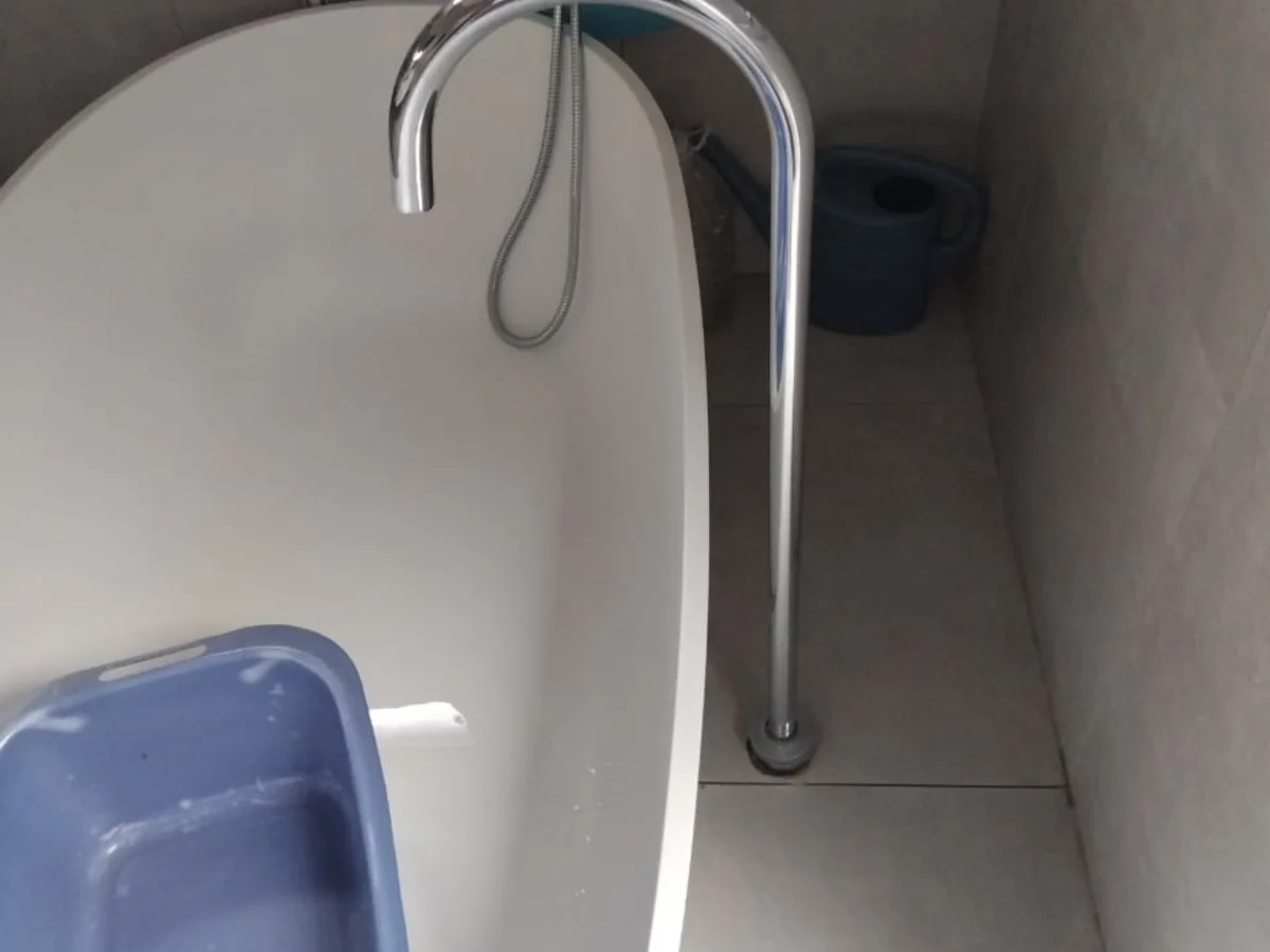 Close-up of completed plumbing repair work