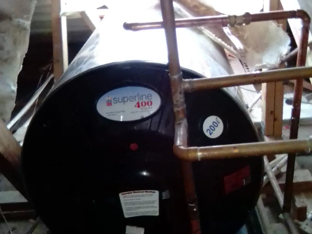 Close-up of completed plumbing repair work